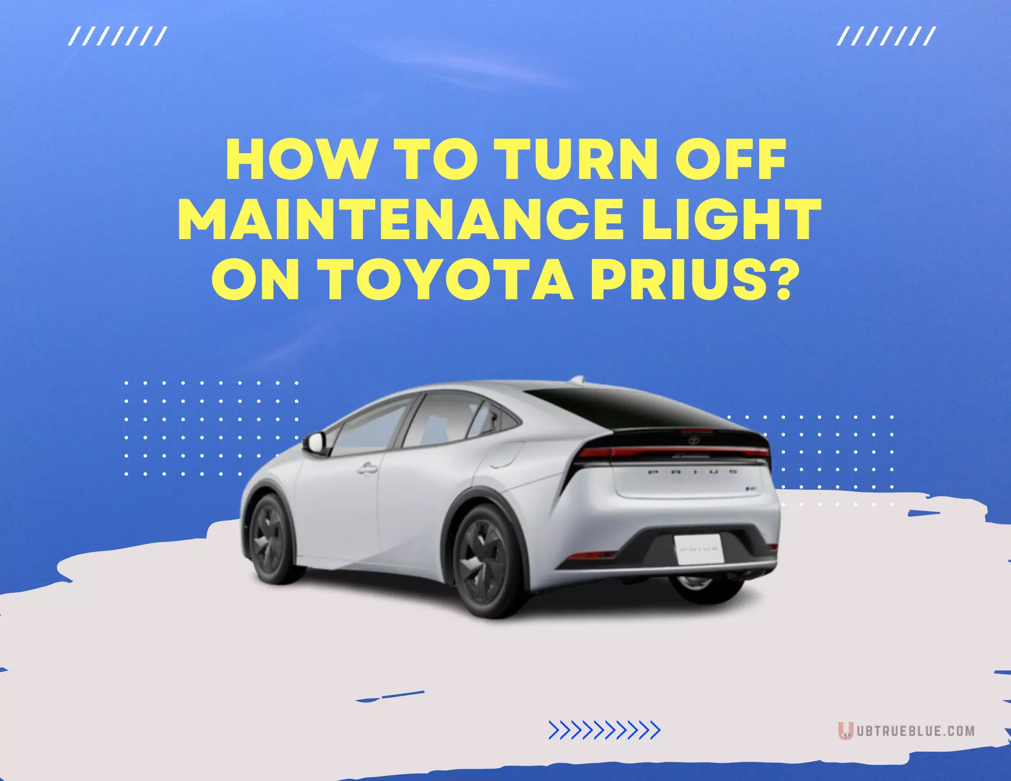 Reset Maintenance Light On Toyota Prius Ubtrueblue Automotive Turn Off Prius: Follow This Guide Dashboard Warning Lights 2023  Full